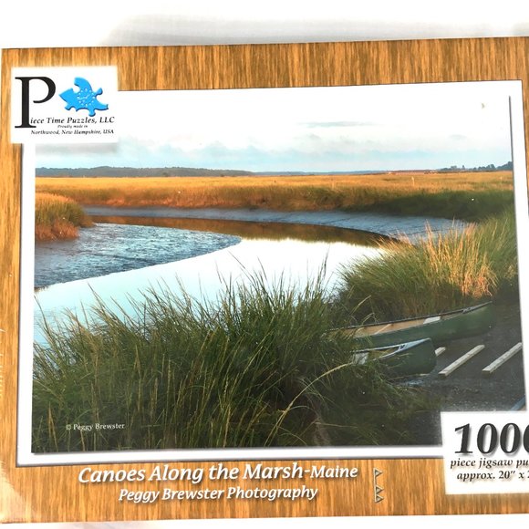 Canoes Along the Marsh 1000 pc Puzzle NWT - Picture 10 of 11